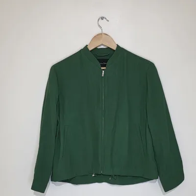 Veste mi-saison Massimo Dutti - Vert Émeraude - Taille S